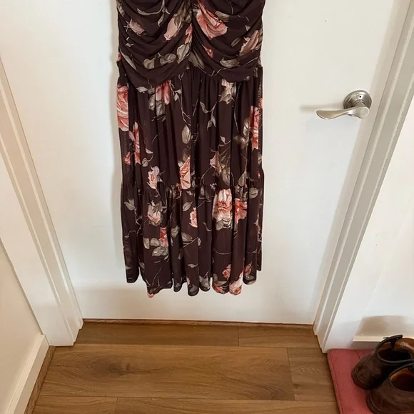 Anthropologie Floral Long Sleeve Dress - Picture 9 of 13